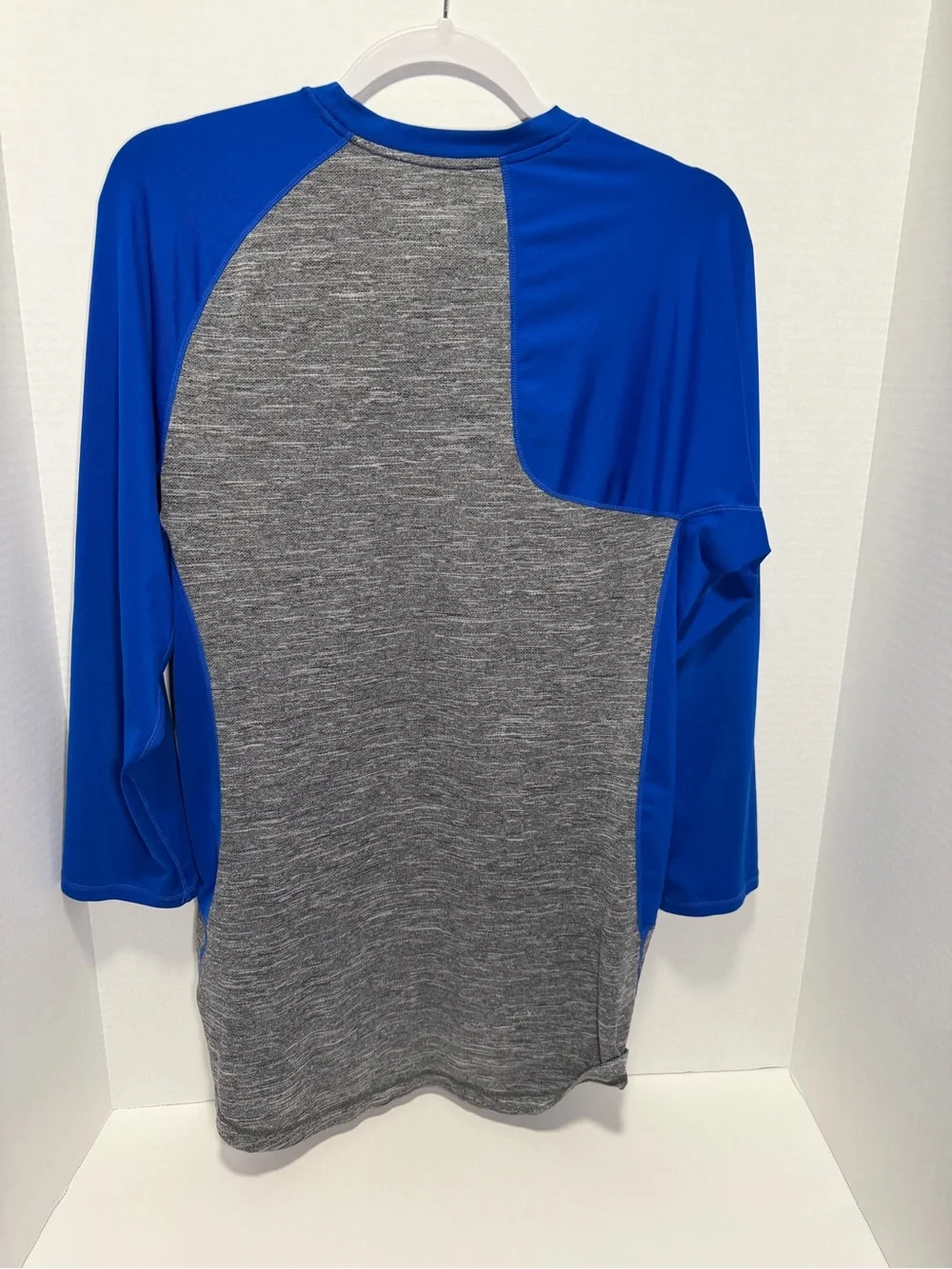 New Balance Blue & Gray Long Sleeve Athletic Tee